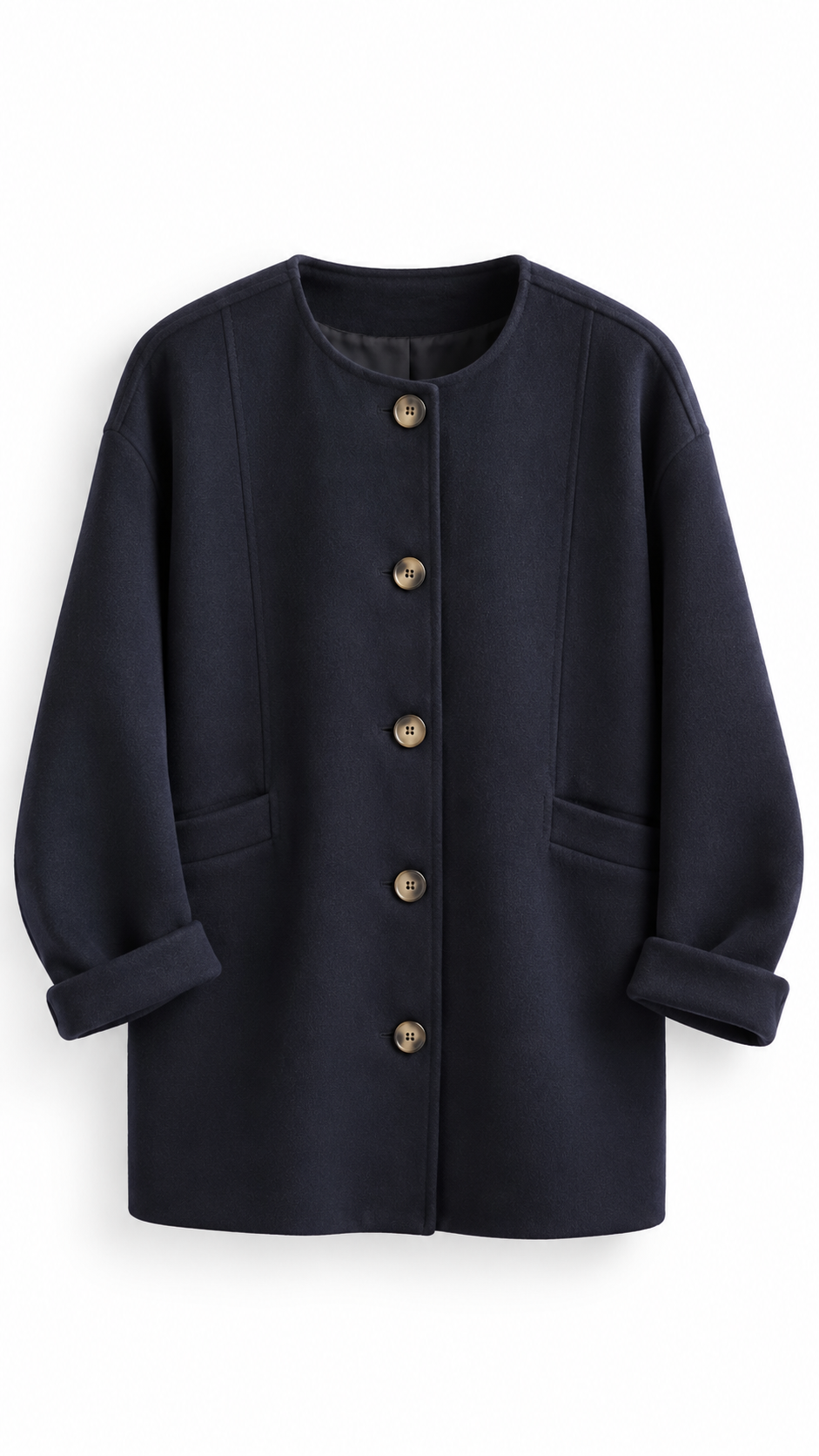 Jacquelin coat Navy-2