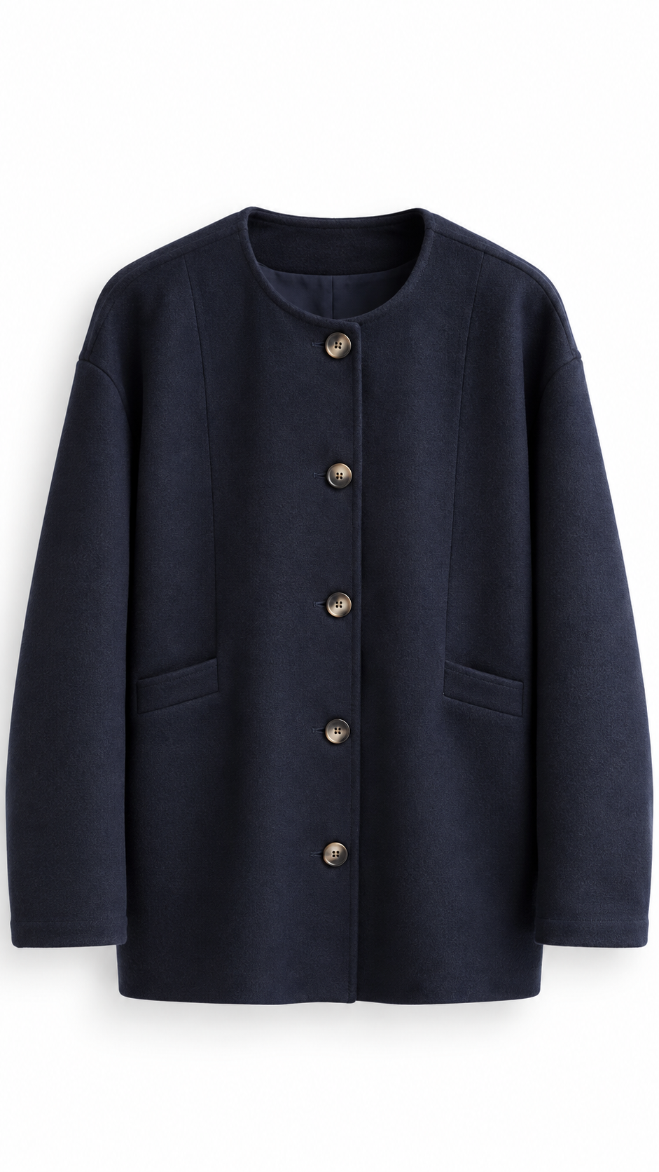 Jacquelin coat Navy-1