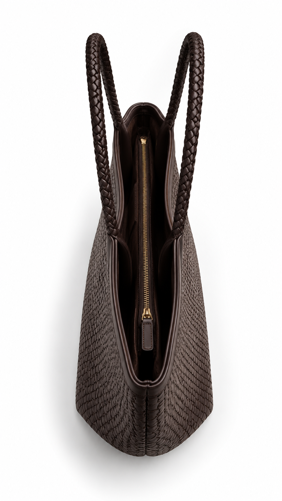 Sezané woven totebag Dark Coffee Brown-3