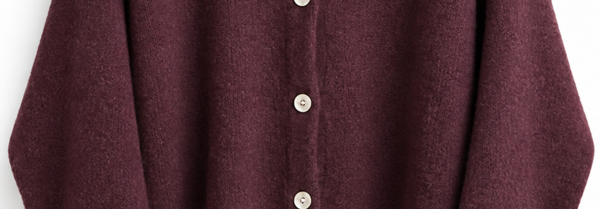 Lydia baby alpaca cardigan Prume Aubergine