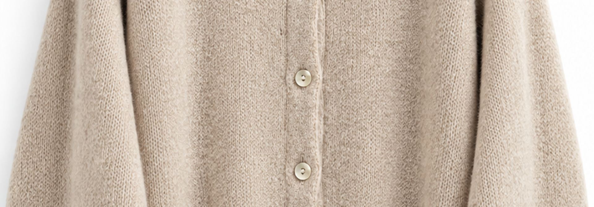 Lydia baby alpaca cardigan Beige Naturel