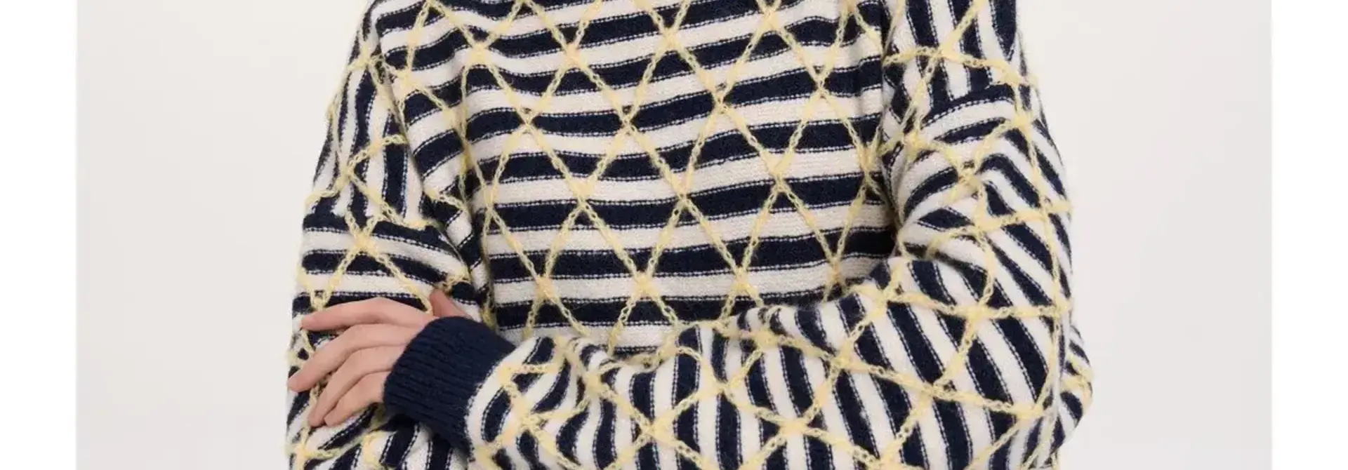 Joona stripped knit Yellow/Navy