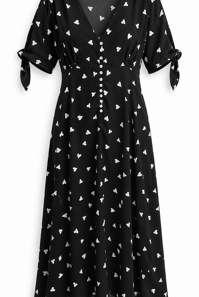 Lovely heart dress Black