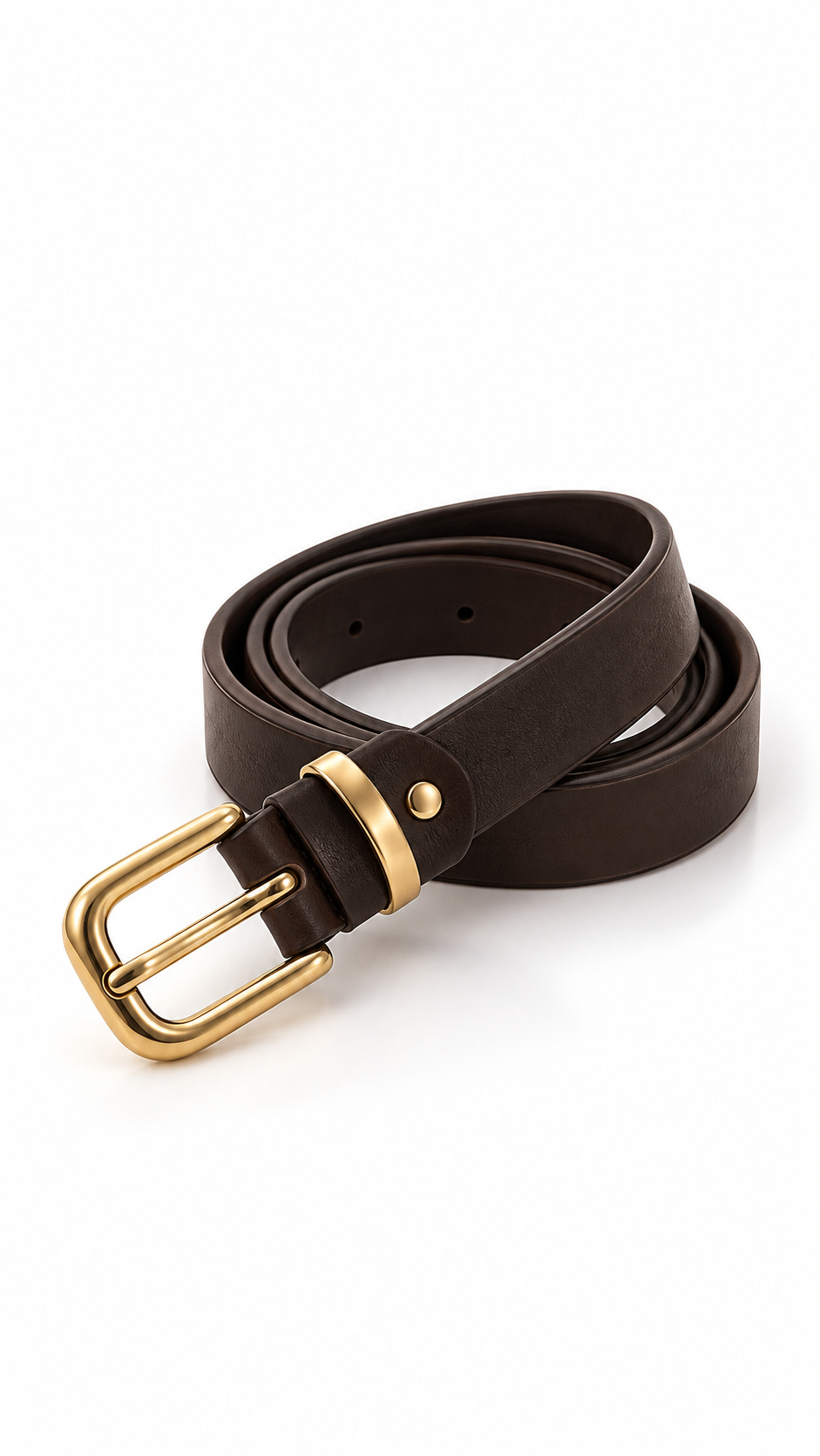 Dao real leather diam Belt Coffee Brown-1