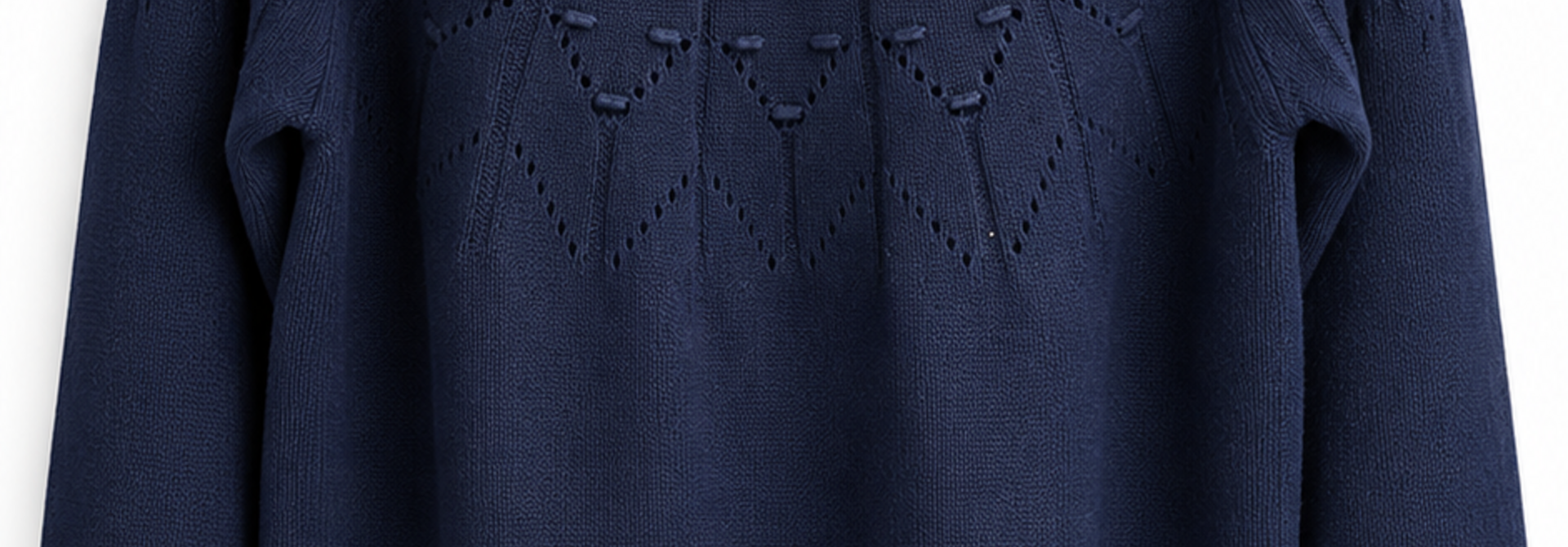 Eben fine nordic soft knit Marine Blue