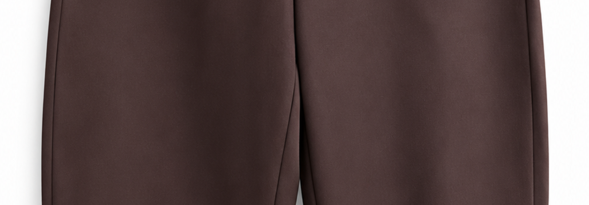 Peggy stretch fine canvas balloon pant Choco Brown