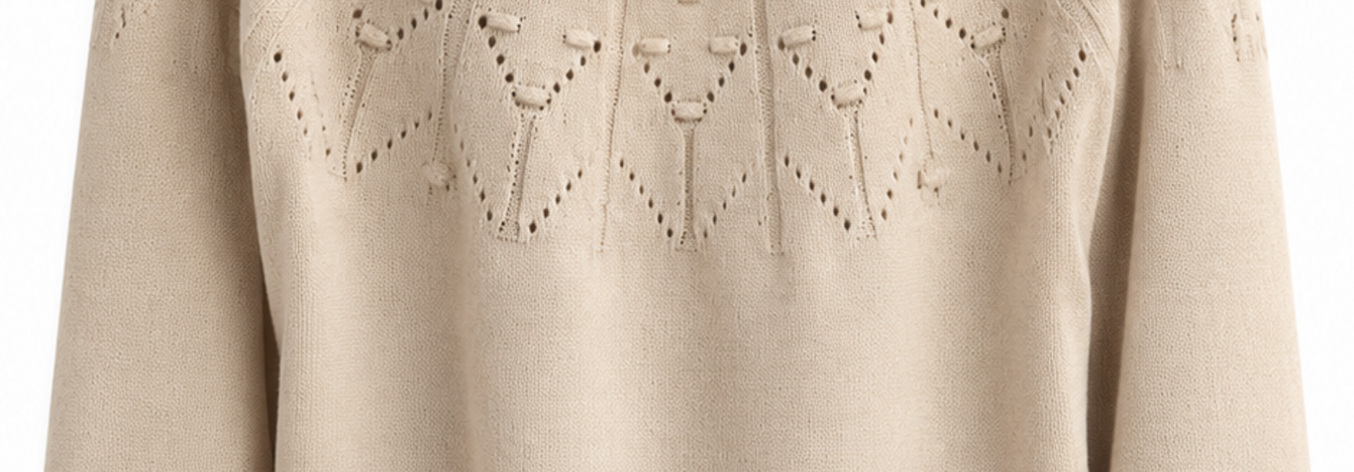 Eben fine nordic soft knit Ecru Naturelle