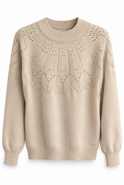 Eben fine nordic soft knit Ecru Naturelle