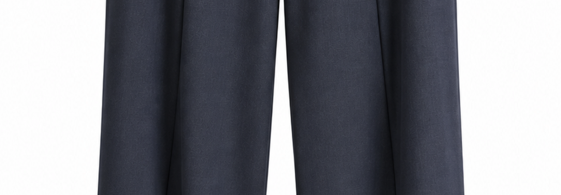 Danira wool tufted balloon trousser Marine Blue