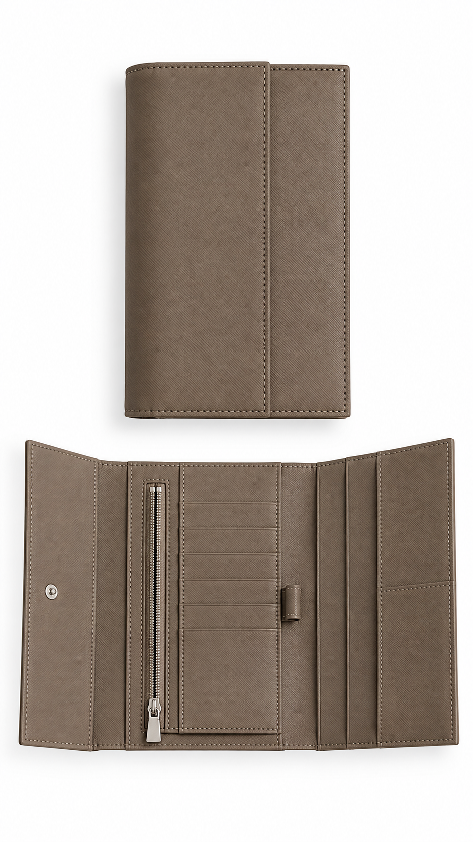 Colora organizer wallet Taupe-1