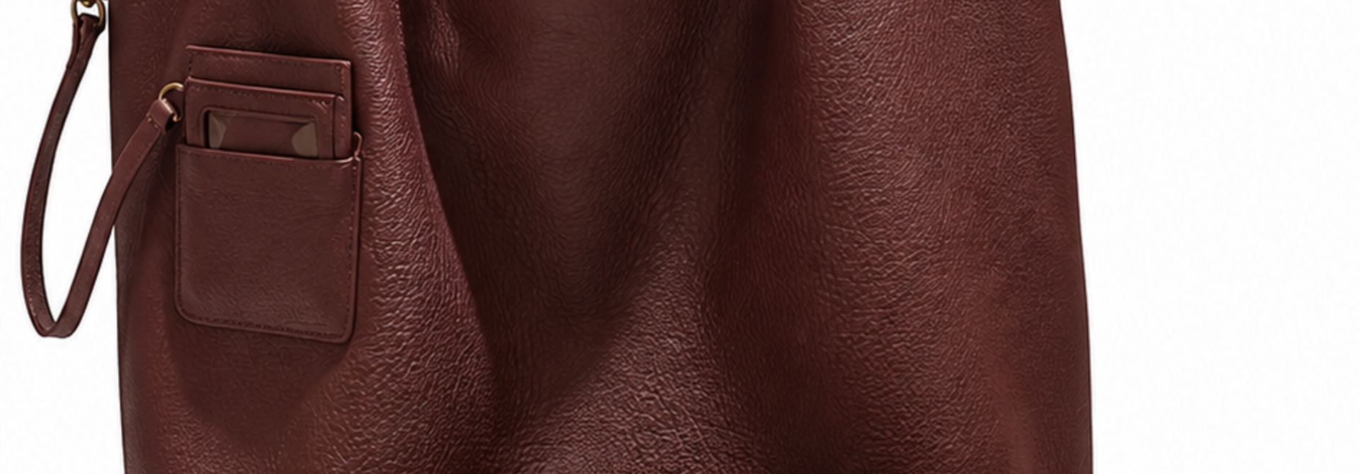 Roxanne zip shopper bag Aubergine Burgundy
