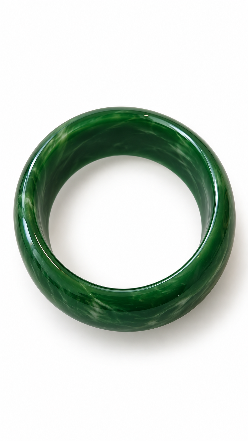 Aerrö organic marble statement bracelet Green-2