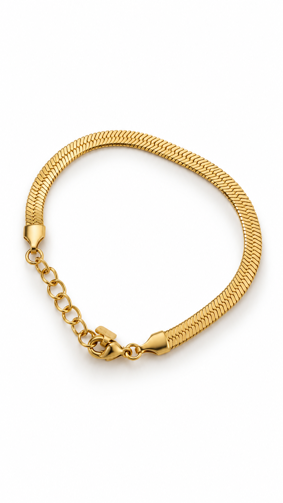 Brath minimal flat bracelet Gold-1