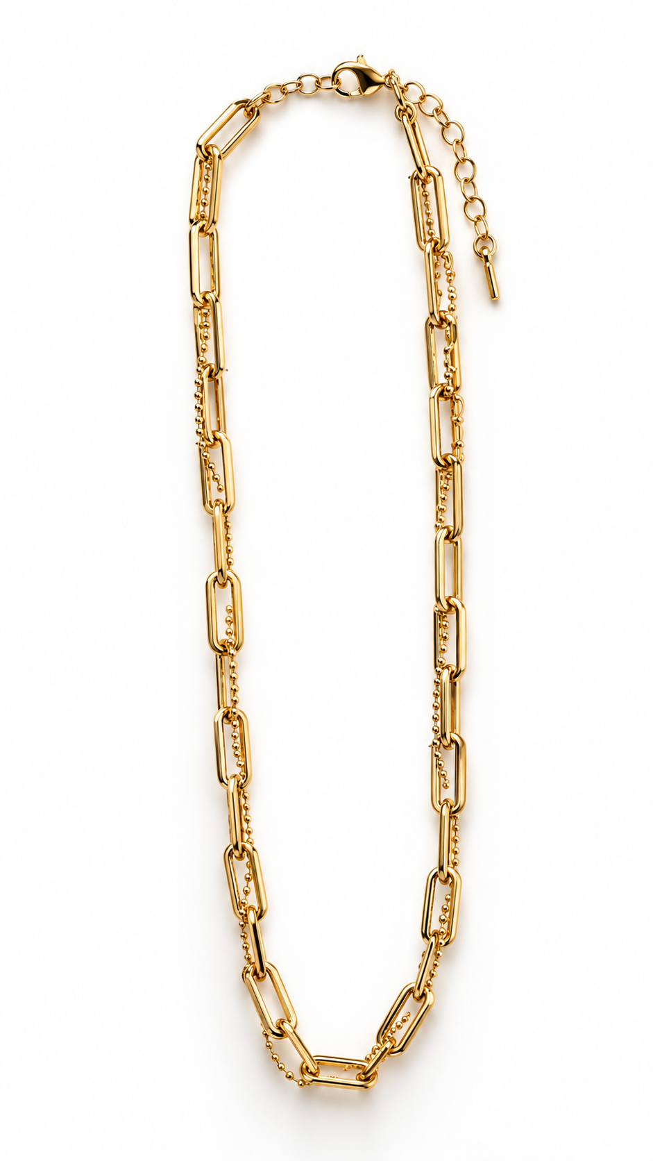 Nollin twisted chain necklace Gold-1