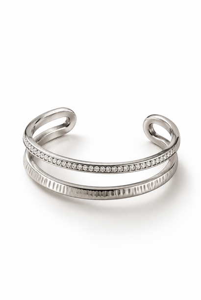 Vixx statement single earcuff Silver