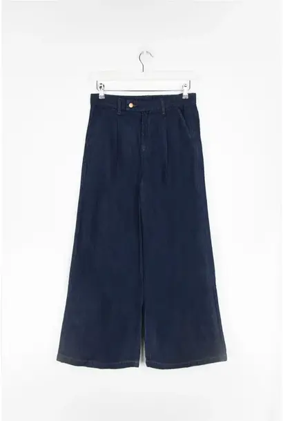 Siebe wide denim Dark Blue