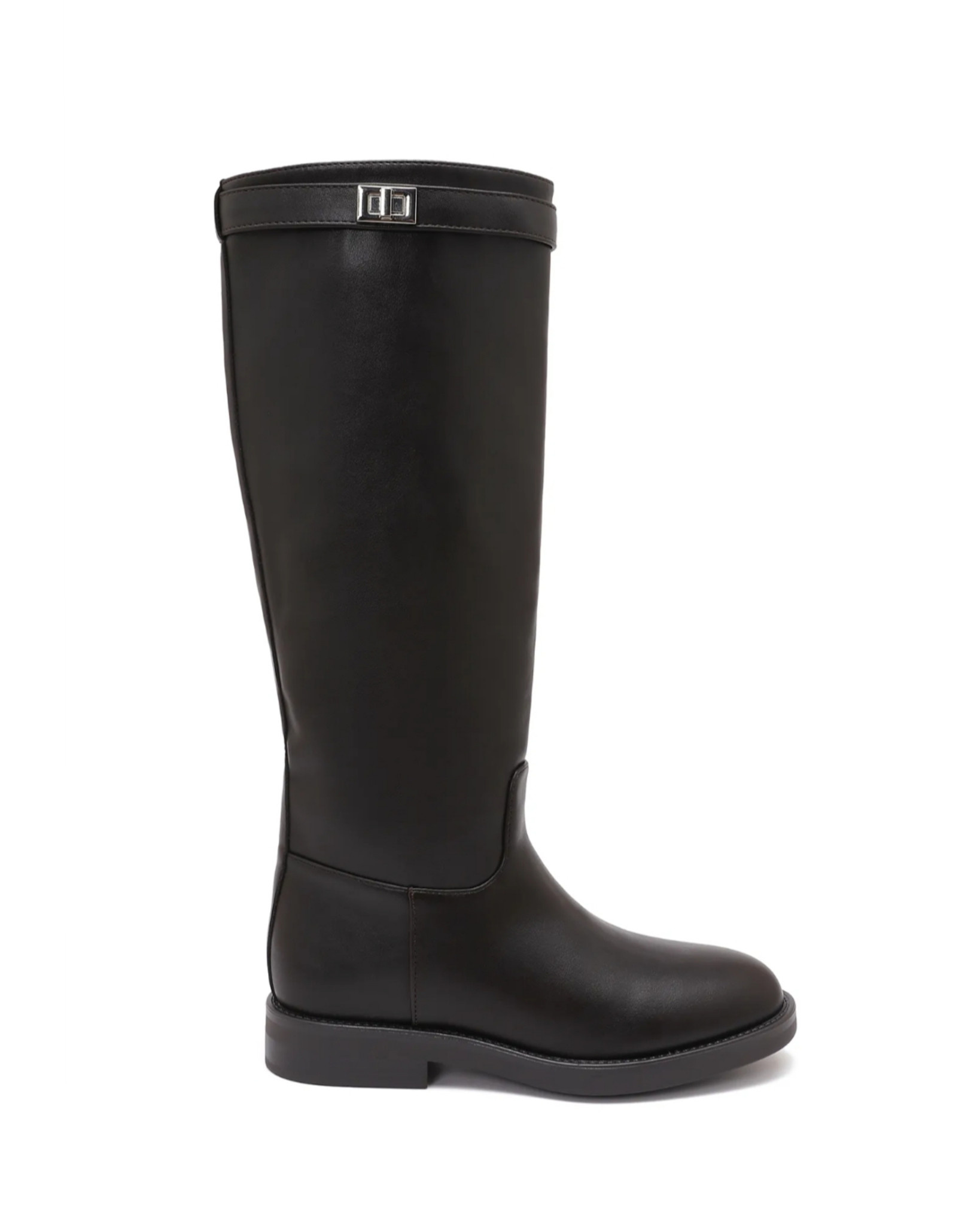 Charlene leather boots Coffee Brown-2