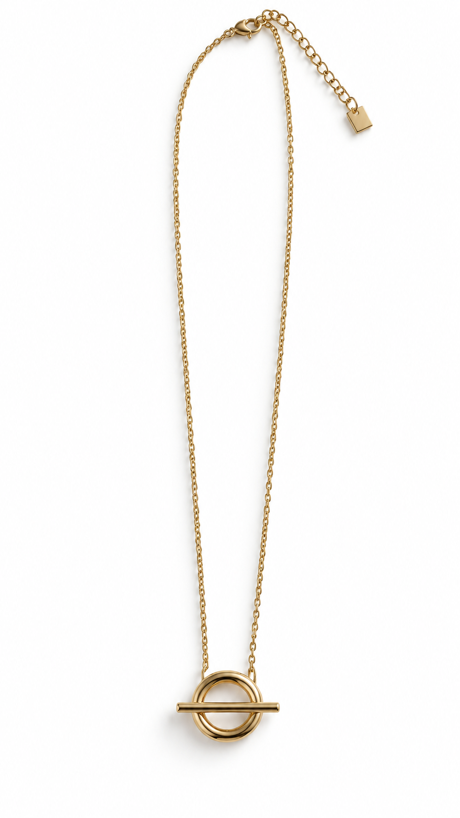 Ghoss graphic fine necklace Gold-1