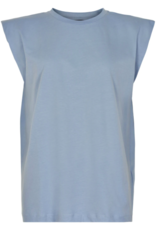 Soaked in Luxury Eryka Padded T-Shirt Cashmere Blue