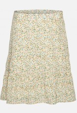 Moss Copenhagen Evette Short Skirt Ecru Flower