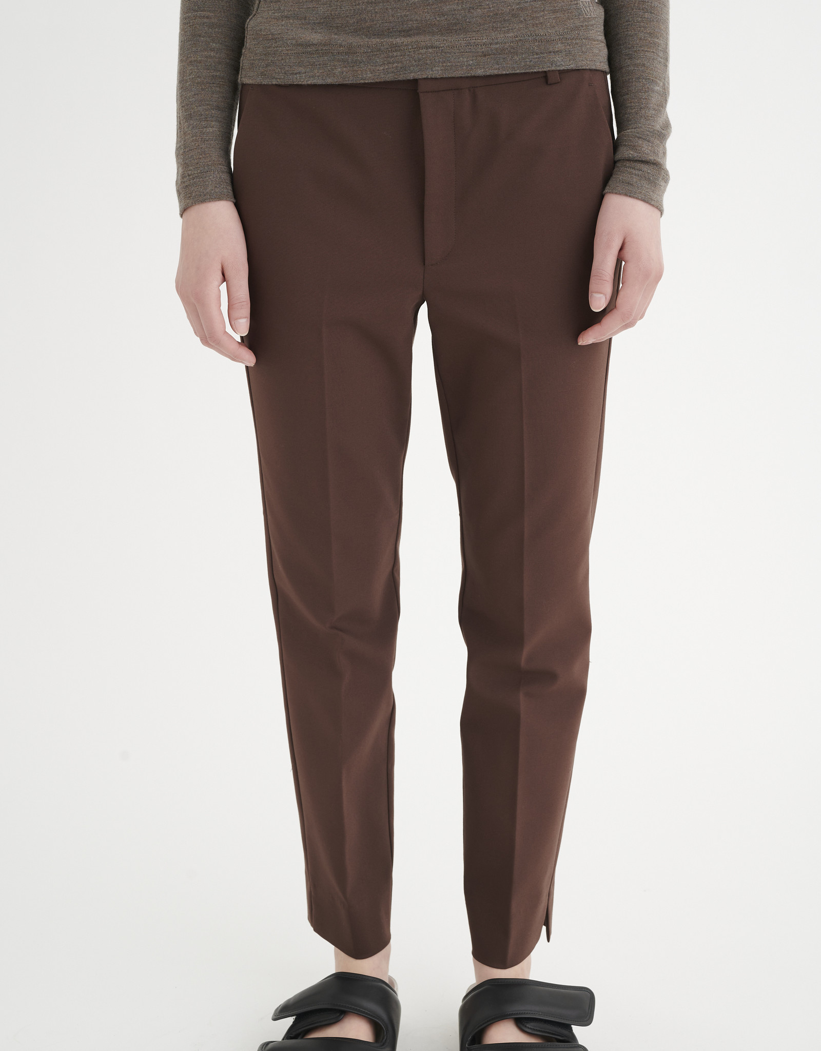 Zella Pant Coffee Brown - TARA Panningen