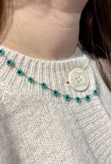 Atelier Labro Fiori Necklace Turquoise