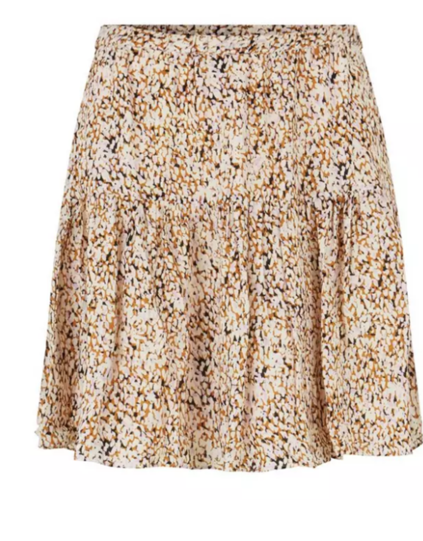 Second Female Lotus Mini Skirt Golden Brown