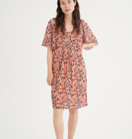 InWear Veree Short Dress Coral Multicolour