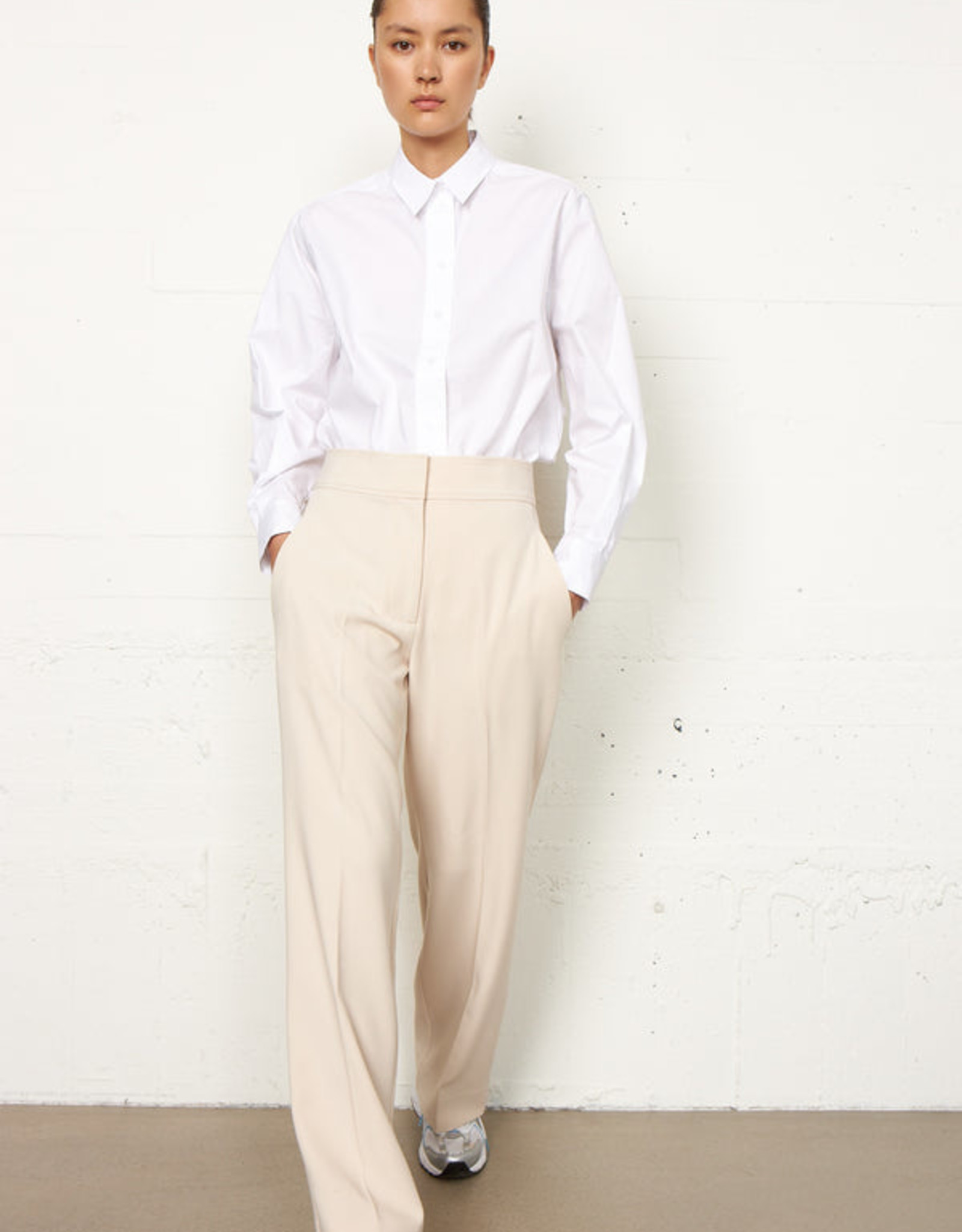 Second Female Evien Trousers Pearled Ivory