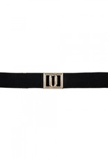 Dante 6 Monogram Belt Gold Raven