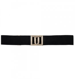 Dante 6 Monogram Belt Gold Raven