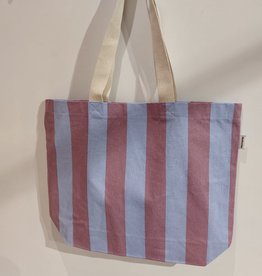 Modstrom Rudy Print Tote Blue Valerian Stripe