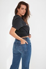 Homage Audrey Flared Jeans Dark Blue Wash