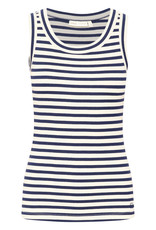 InWear Dagna Striped Tank Black/Whisper