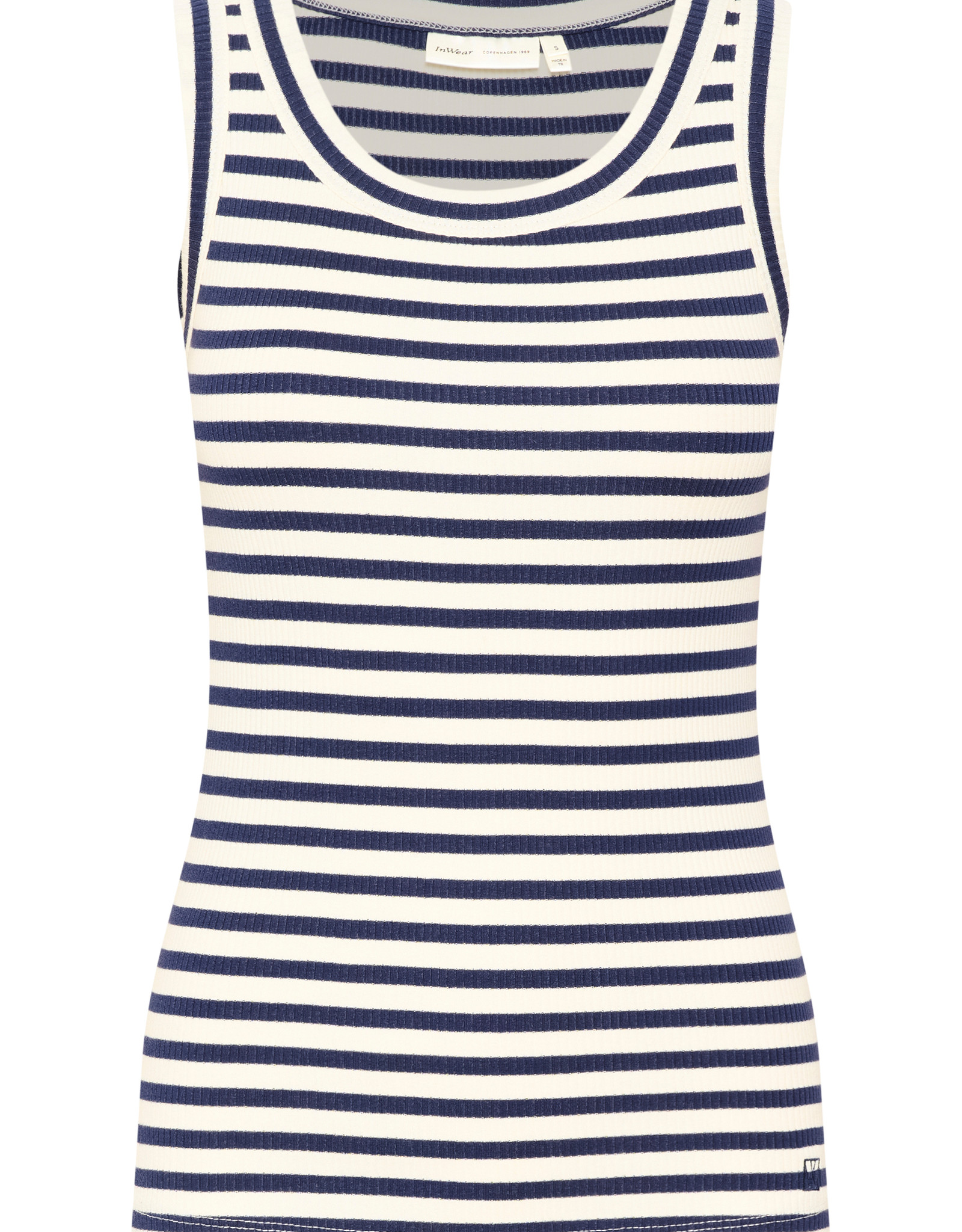 Dagna striped tank black