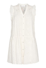 Co'Couture Pola Anglaise ss Dress White