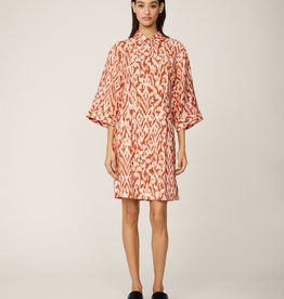 Moss Copenhagen Orlena Ladonna 3/4 Shirt Dress AOP Glaze Stroke