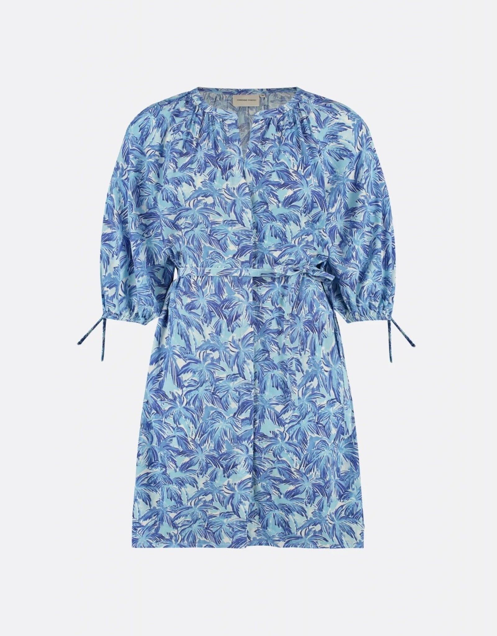 Fabienne Chapot Clipper Dress Blue Palmetto