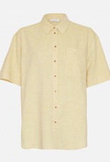 Moss Copenhagen Ginia 2/4 Shirt Golden Green