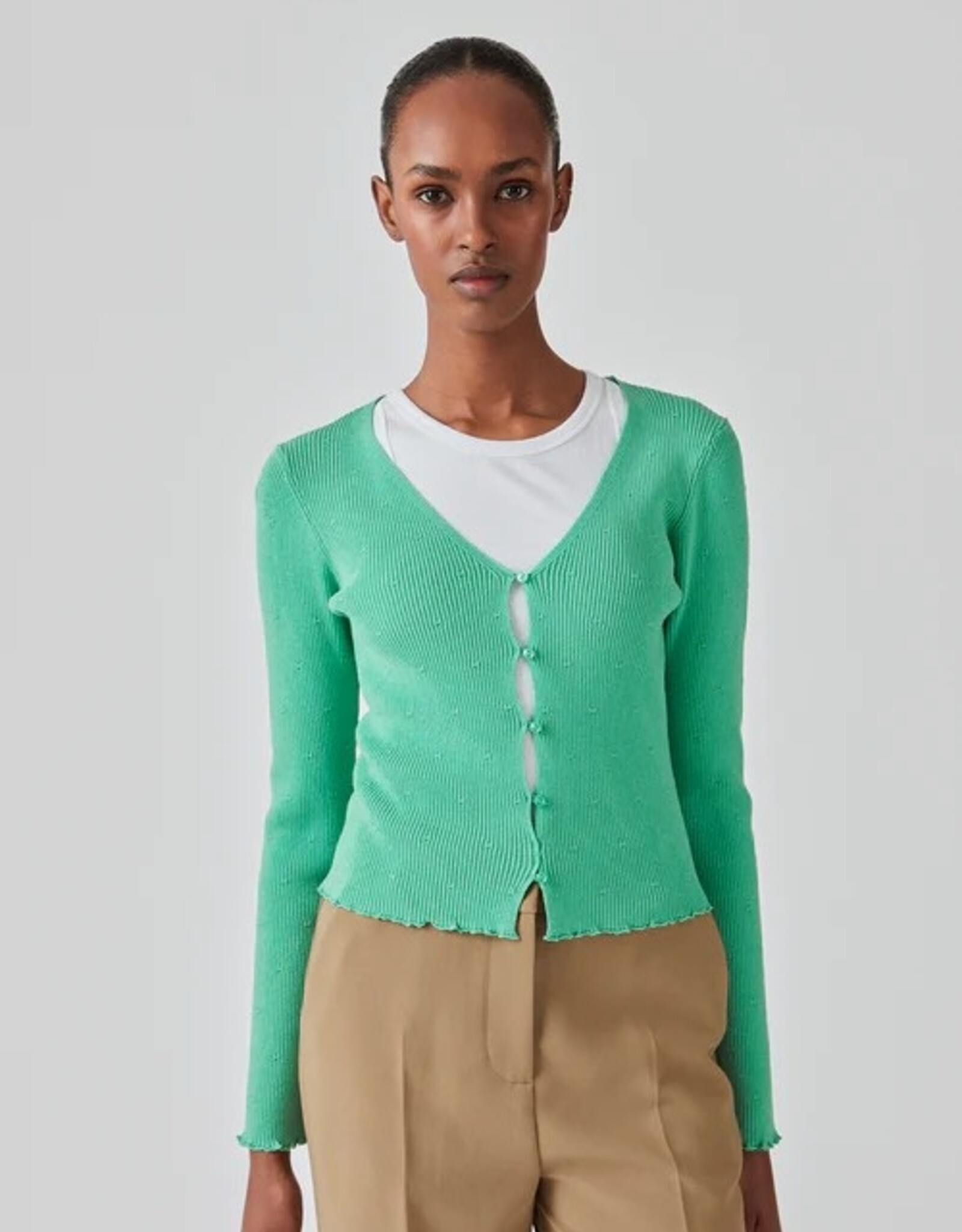 Modstrom Doris Cardigan Calm Jade