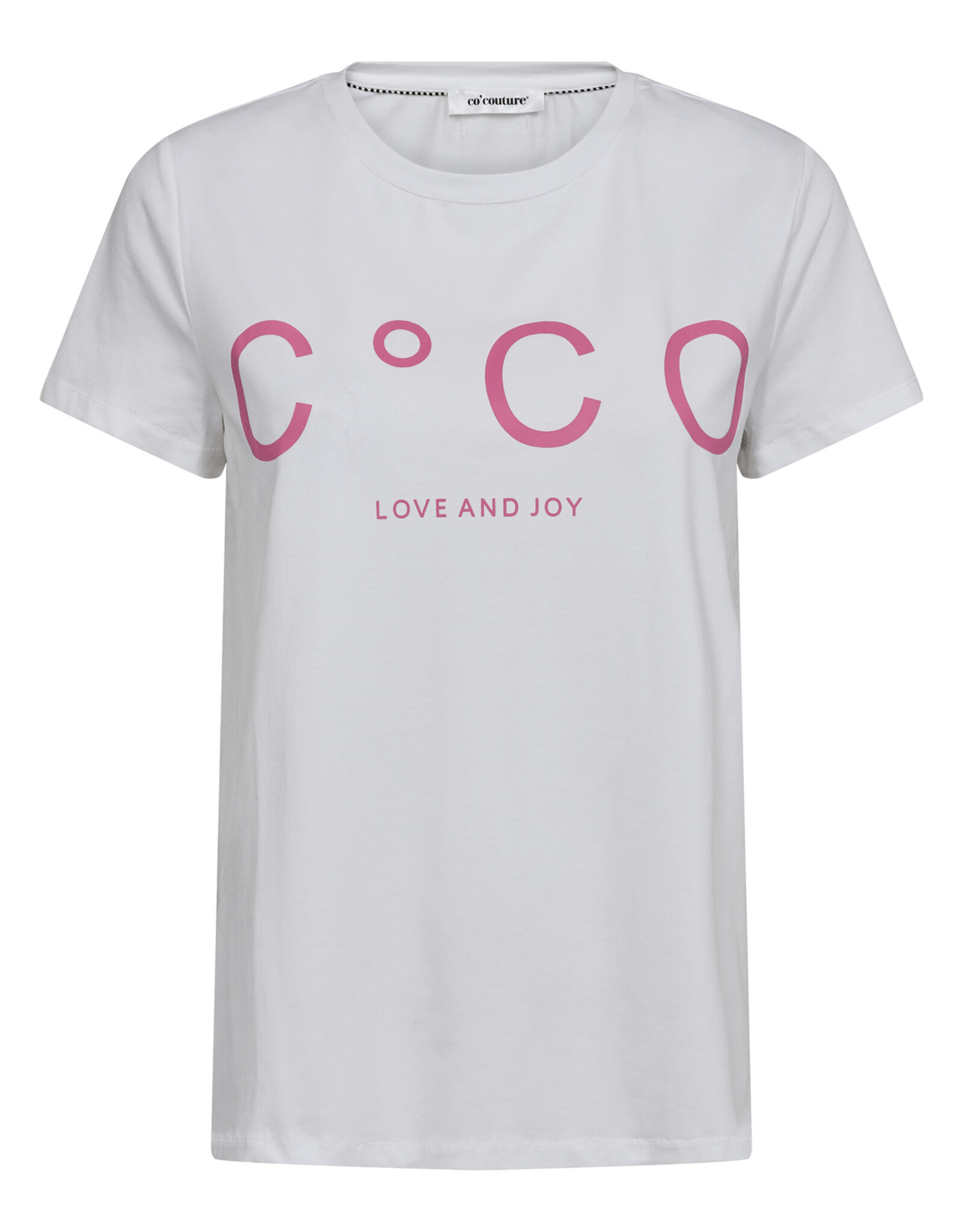 Co'Couture Coco Signature Tee White Bubblegum