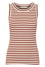 InWear Dagna Striped Tank Cherry Mahogany