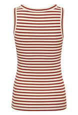 InWear Dagna Striped Tank Cherry Mahogany