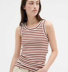 InWear Dagna Striped Tank Cherry Mahogany