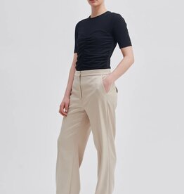 Second Female Kaleem Straight Trousers Oxford Tan