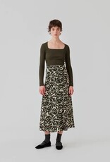 Modstrom Fern Print Skirt Ocean Fleur