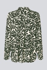 Modstrom Fern Print Shirt Ocean Fleur