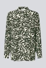 Modstrom Fern Print Shirt Ocean Fleur