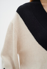 InWear Rudi Intarsia Pullover French Oak / Black