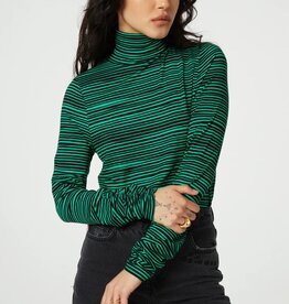 Fabienne Chapot Jade Top  Painted Stripe Green